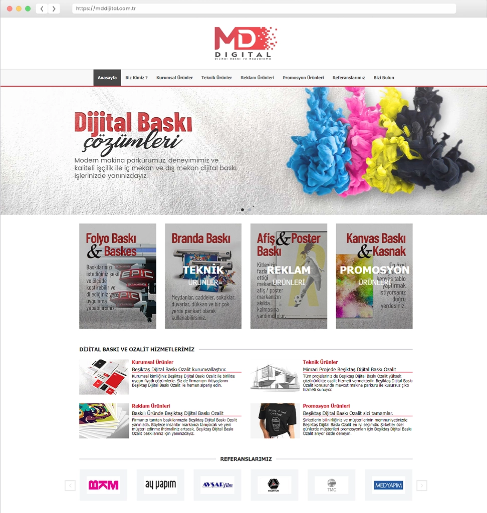 MD Dijital Web Sitesi